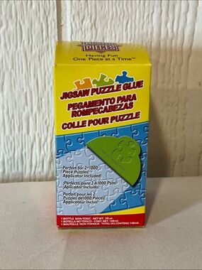NEW Jigsaw Puzzle Glue - Yellow & Blue Packaging